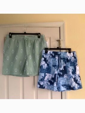 Men’s Bundle Shorts & Swim Trunks Raga & Vintage Summer Blue SZ L